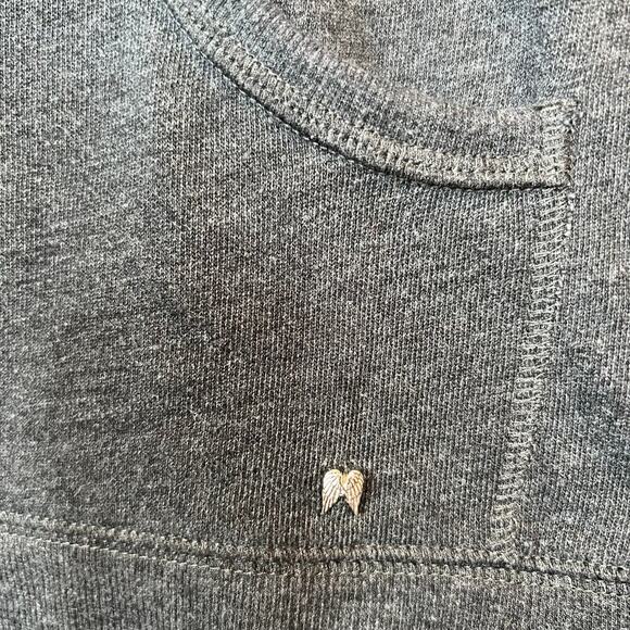 VICTORIA'S SECRET Angel Wings Zip-up Hoodie in Gray Women's Size Small - Picture 8 of 11